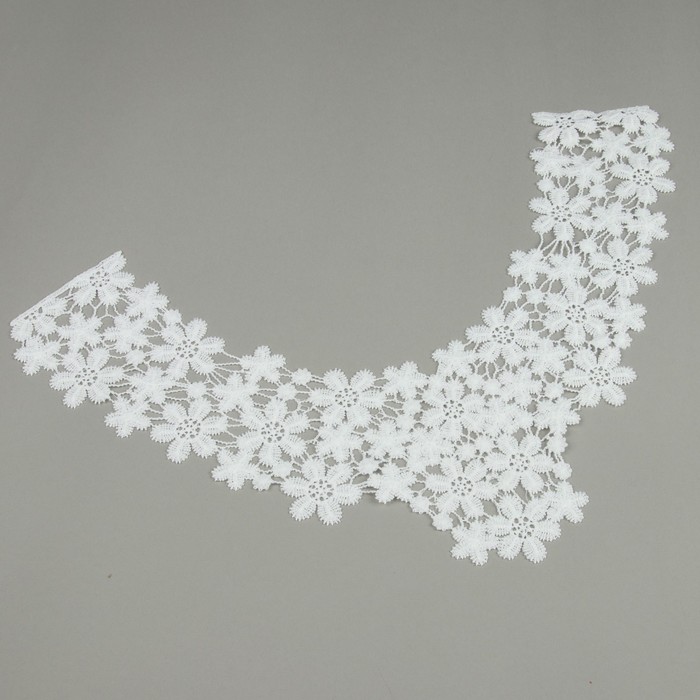 Воротник пришивной, 37*39см, цвет белый