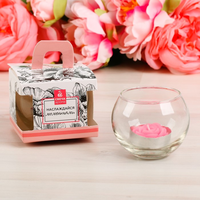 Свеча в подсвечнике "Подарочная"