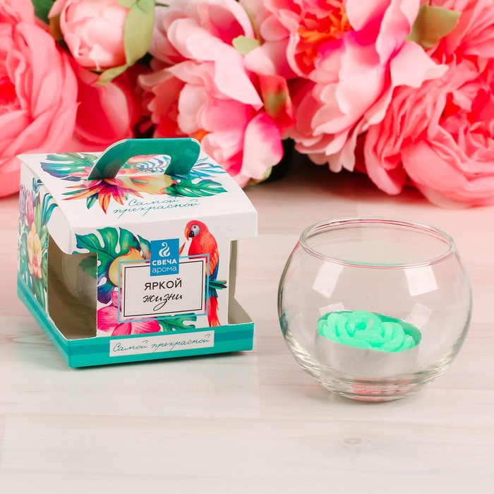 Свеча в подсвечнике "Самой прекрасной"