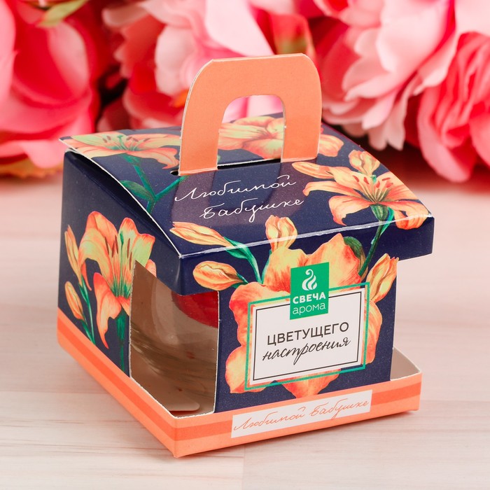 Свеча в подсвечнике "Любимой бабушке"