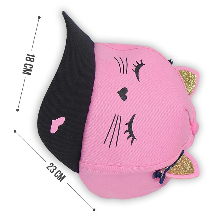 Кепка детская "Кошечка", с заколочками, р-р. 54-58, 5-7 лет