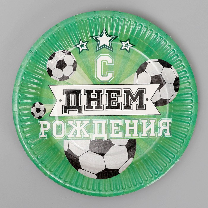 фото Тарелка бумажная «мячи» страна карнавалия
