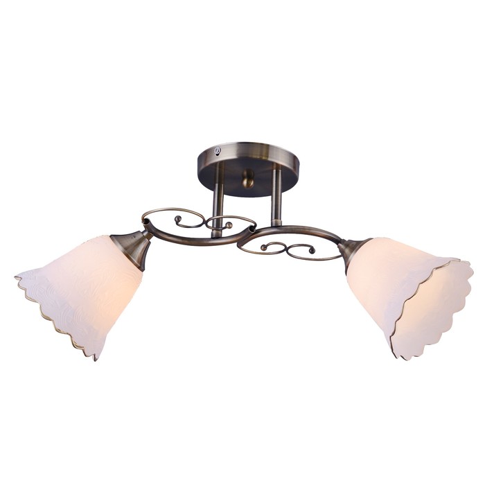 Люстра "Лина" 2x60Вт E27 бронза