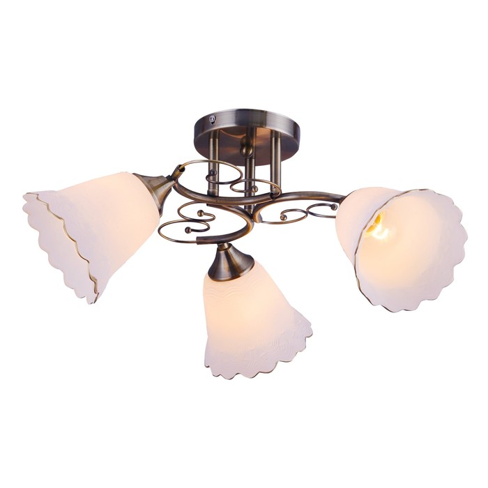 Люстра "Лина" 3x60Вт E27 бронза