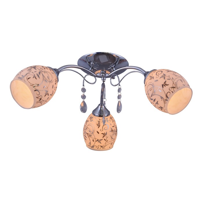 Люстра "Макария" 3x60Вт E27 хром