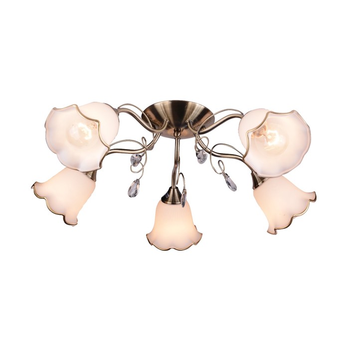 Люстра "Номина" 5x60Вт E27 бронза