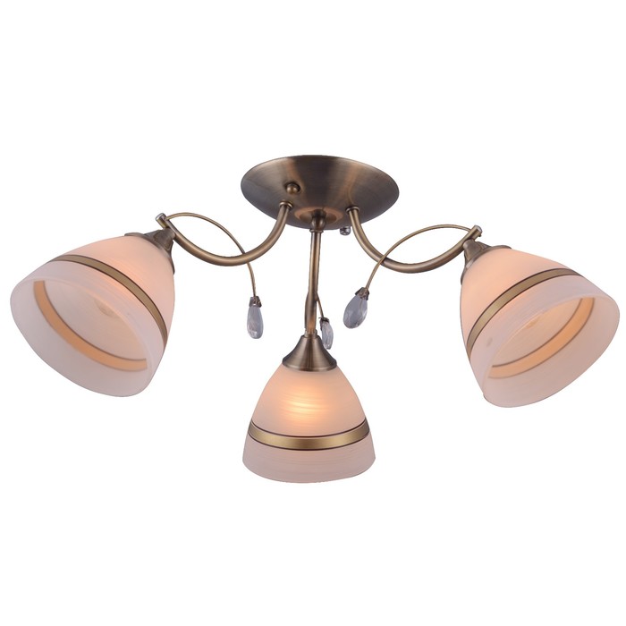 Люстра "Наима" 3x60Вт E27 бронза