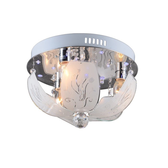 Люстра с ПДУ "Сильвия" 3x60Вт E27 хром