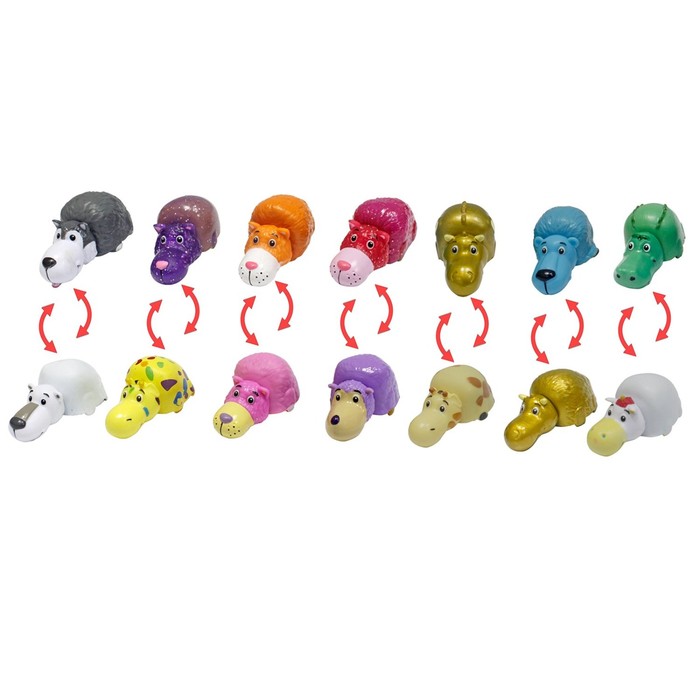 Игрушка-вывернушка 2 в 1, 7 шт в пакете