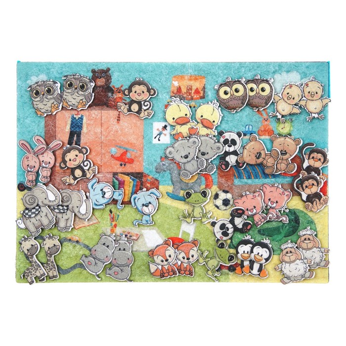 Дидактический набор с игровым полем &quot;Комната с игрушками&quot;, 38 деталей