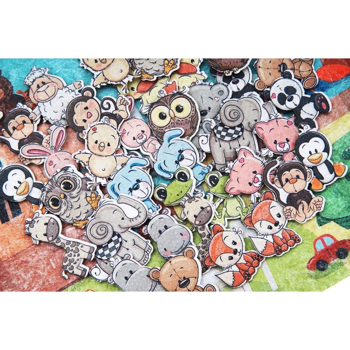 Дидактический набор с игровым полем "Комната с игрушками", 38 деталей