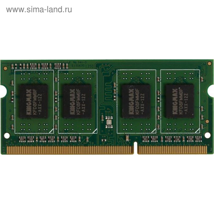 цена Память DDR3 4Gb Kingmax RTL PC3-12800 SO-DIMM 204-pin