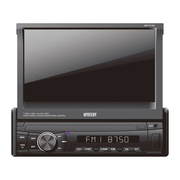 Автомагнитола с монитором Mystery MMT-9135S 1DIN