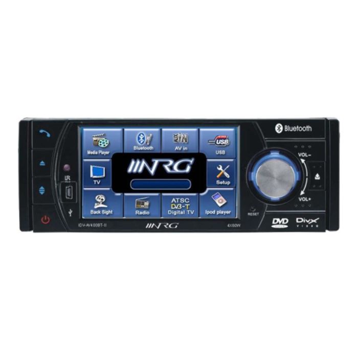 Автомагнитола с монитором NRG IDV-AV400BT-II 1DIN