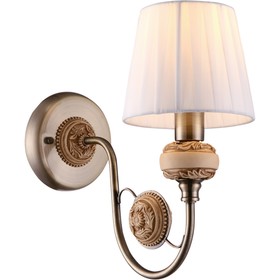 

Бра A9583AP-1AB "Intaglio" 1x40W E14 14x29x28 см