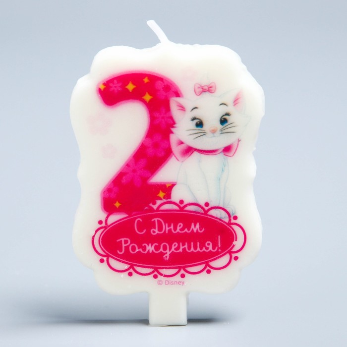 Свеча в торт Дисней 2 "С Днем Рождения", Коты аристократы