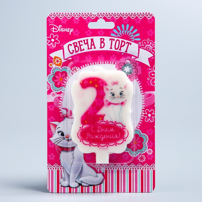 Свеча в торт Дисней 2 "С Днем Рождения", Коты аристократы