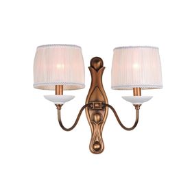 

Бра 1160/01 AP-2 "Terraglia" 2x40W E14 античная латунь 40x26x35,5 см