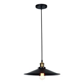 

Люстра подвес "Delta" 1x40W E27 черный 36x36x15 см