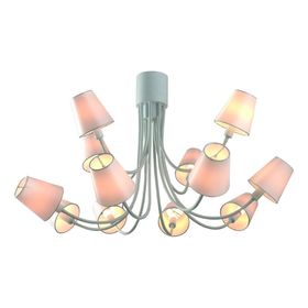 

Люстра 7302/03 PL-12 "Bucaneve" 12x40W E14 белый 100x100x66 см