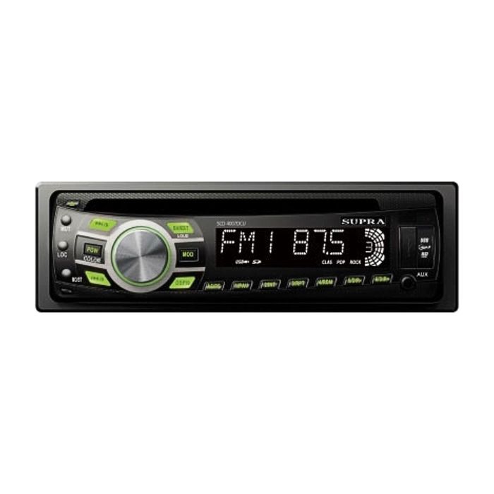 Автомагнитола SUPRA SCD-4007DCU 1DIN