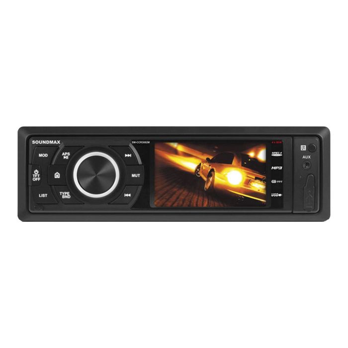 Автомагнитола с монитором SOUNDMAX SM-CCR3082M 1DIN