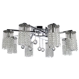 

Люстра A3028PL-8CC "Cascata" 8x60W E14 76x76x26 см