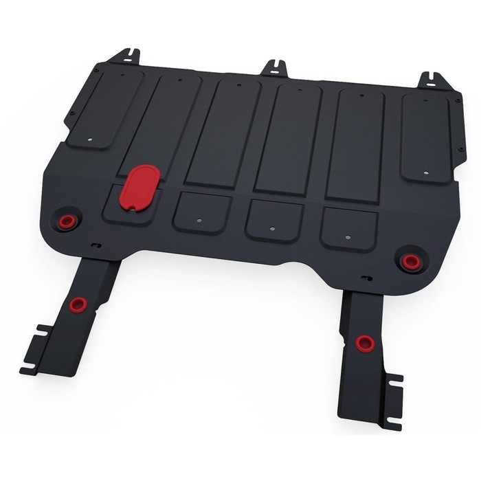 Защита картера и КПП АвтоБРОНЯ для Chery Arrizo 7 (V - 1.6) 2014-н.в., крепеж в комплекте, сталь, 2 мм, 111.00914.1