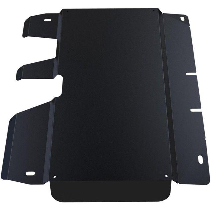 Защита РК АвтоБРОНЯ для Toyota Land Cruiser 76 (V - 4.5d) 2010-2015, крепеж в комплекте, сталь, 2 мм, 111.05758.1