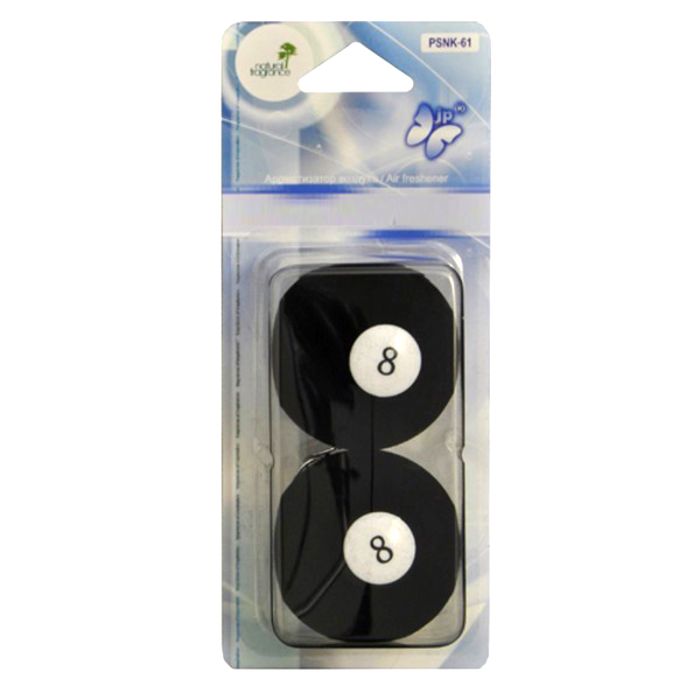 Ароматизатор подвесной "Russian Sport Бильярдные шары" Черная линия