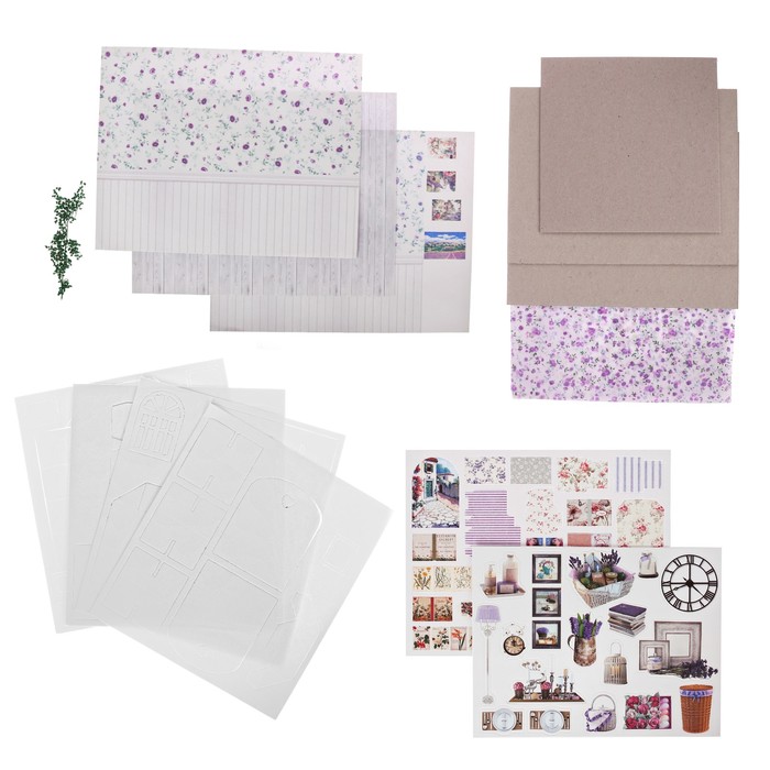 Набор по созданию кукольной миниатюры «Лавандовые сны»