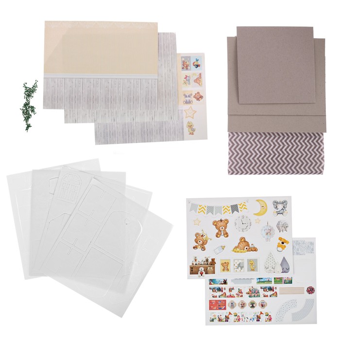 Набор по созданию кукольной миниатюры «Детство»