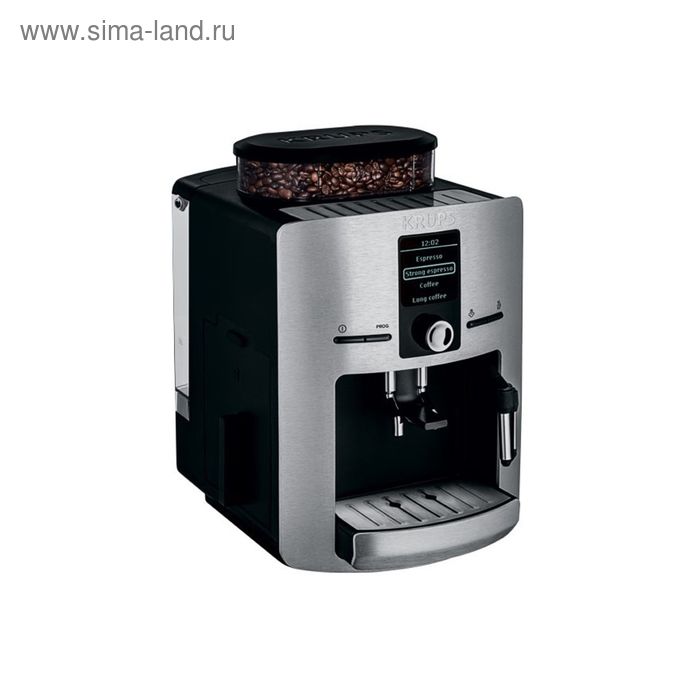 Кофемашина Krups EA826E30, автоматическая, 1450 Вт, 1.8 л, серебристо-чёрная