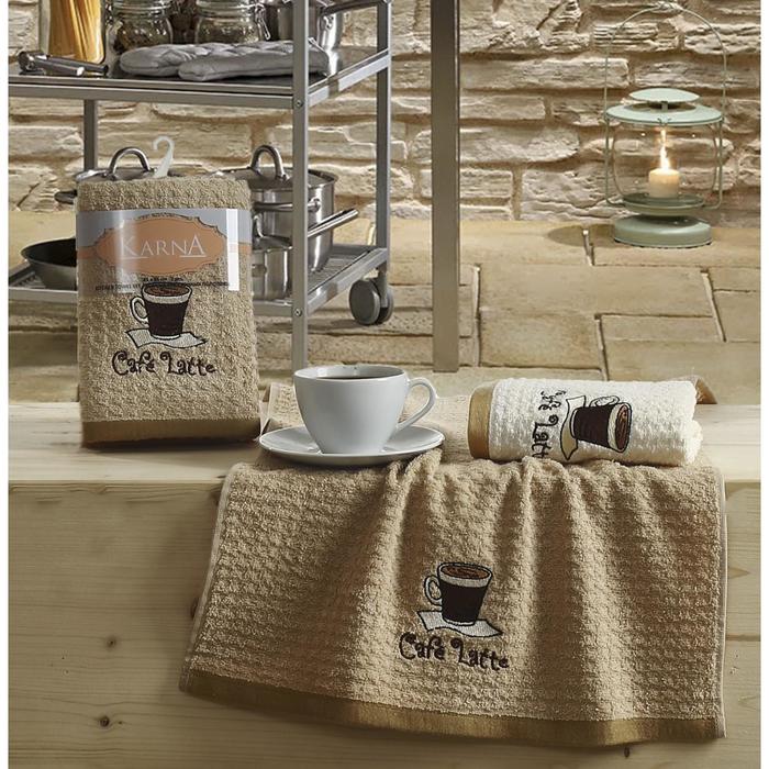 Набор кухонных полотенец LEMON, размер 45х65 см-2 шт., махра 350 г/м2 V1 2228