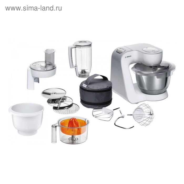 

Кухонный комбайн Bosch MUM58243, 1000 Вт, серый/белый
