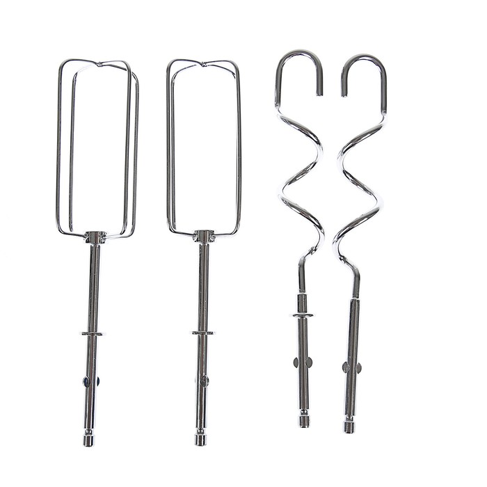 Миксер Scarlett SL-HM48S01, ручной, 450 Вт, чёрный/серебристый