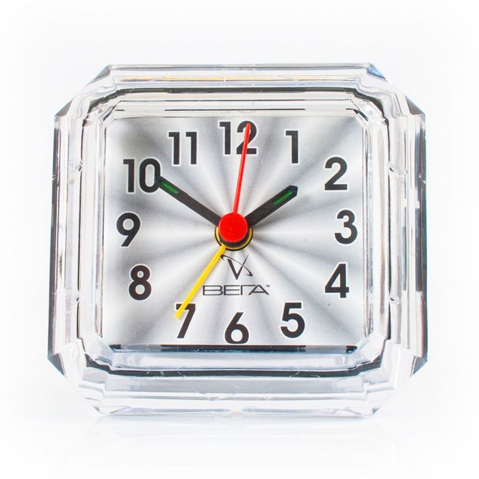 Будильник "Серый циферблат"