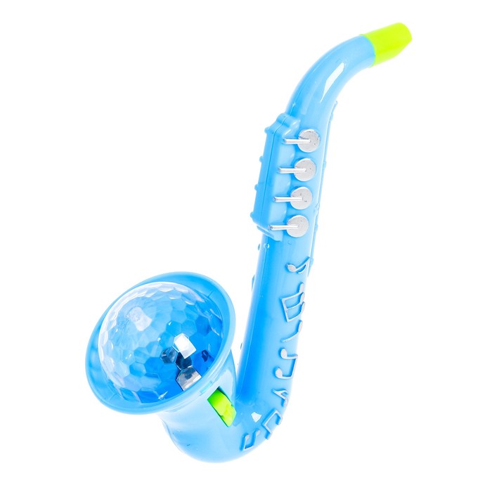 Саксофон "Веселые мелодии", световой эффект, МИКС