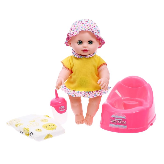 Пупс функциональный "Ляля" с аксессуарами, пьёт, писает, звуковые функции