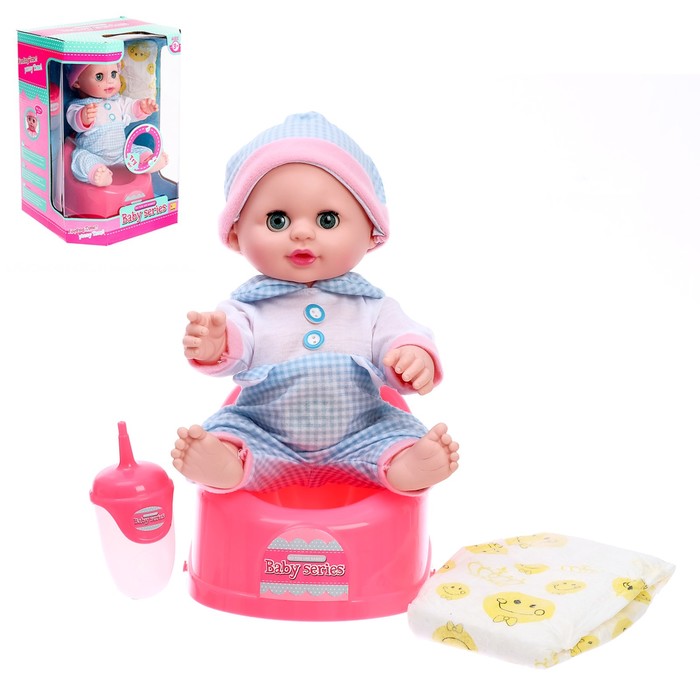 Пупс функциональный "Степа" с аксессуарами, пьёт, писает, звуковые функции