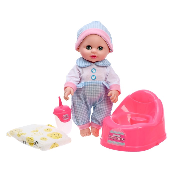 Пупс функциональный "Степа" с аксессуарами, пьёт, писает, звуковые функции