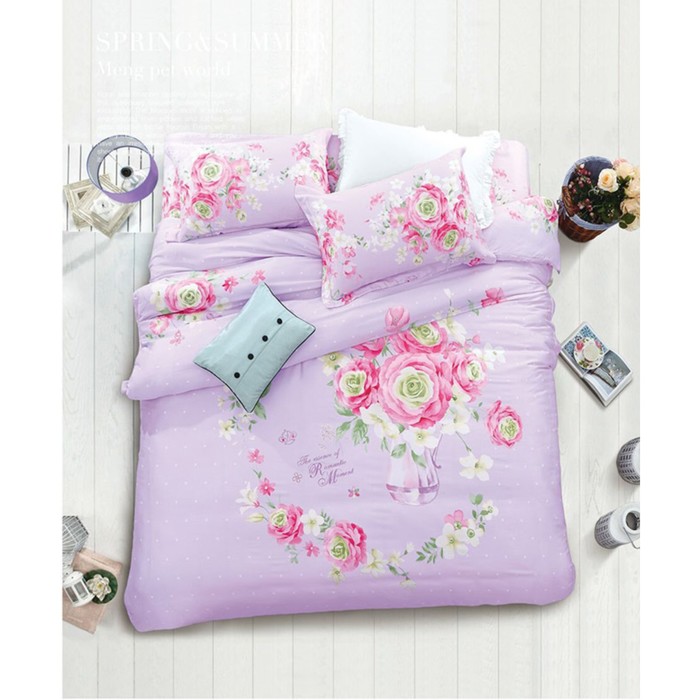 КПБ евро, 250х270 см, 200х220 см, 50х70 см, 70х70 см по 2 шт., тенсел TT6-1330-12