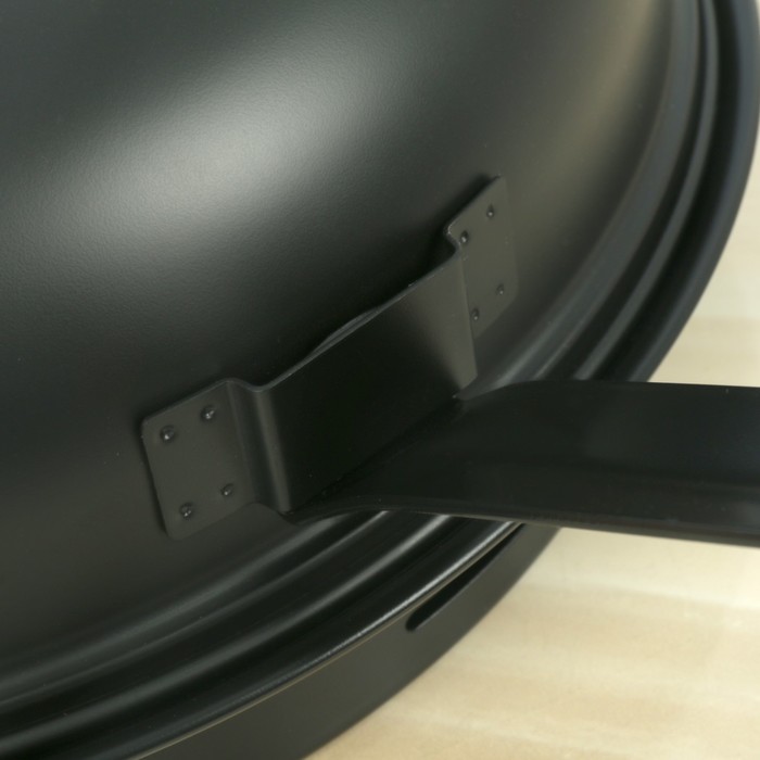 Сковорода 33 см "Гриль-газ", керамическое покрытие, съемная ручка