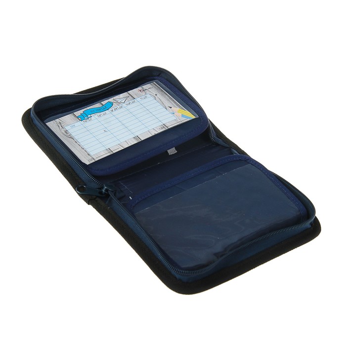 Пенал 1 секция откидные 2 планки 140 х 200 мм, ткань Belmil Football Club Red