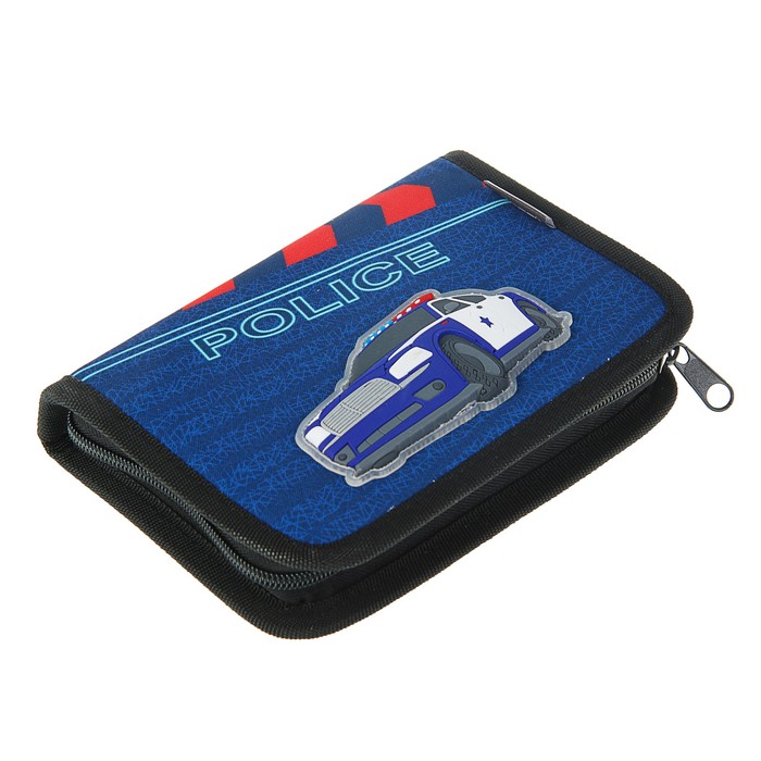 Пенал 1 секция откидные 2 планки 140 х 200 мм, ткань Belmil Police