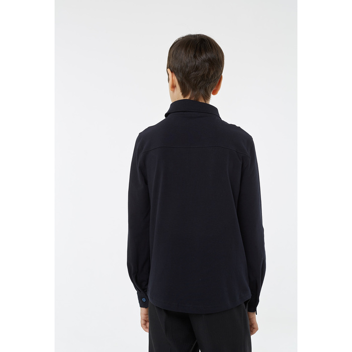 Рубашка для мальчика, рост 122 см, цвет синий