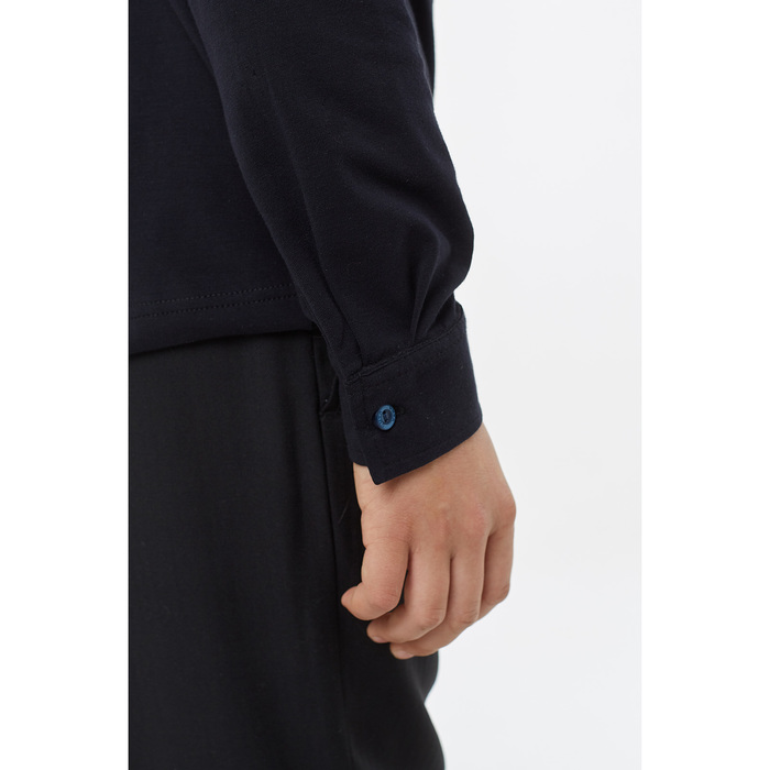 Рубашка для мальчика, рост 122 см, цвет синий