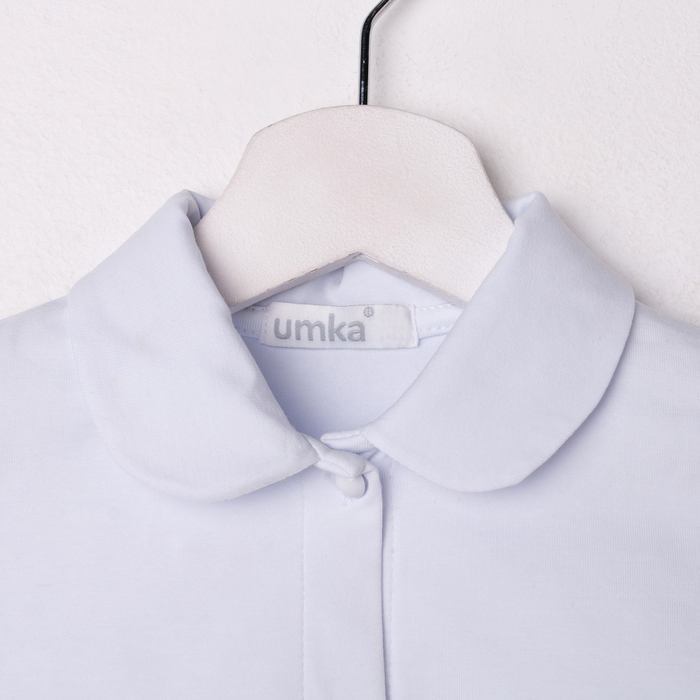 Блузка для девочки, рост 116 см, цвет белый