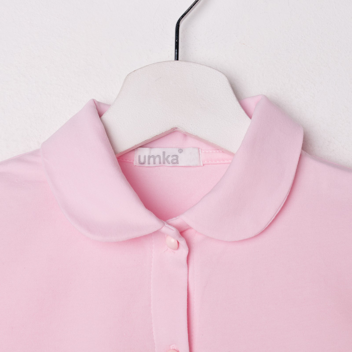 Блузка для девочки, рост 128 см, цвет розовый