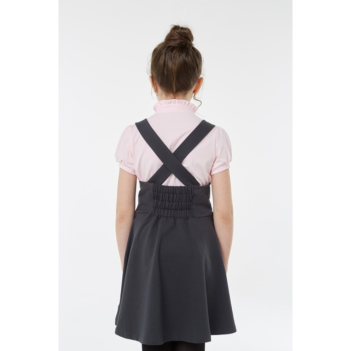 Блузка для девочки, рост 128 см, цвет розовый